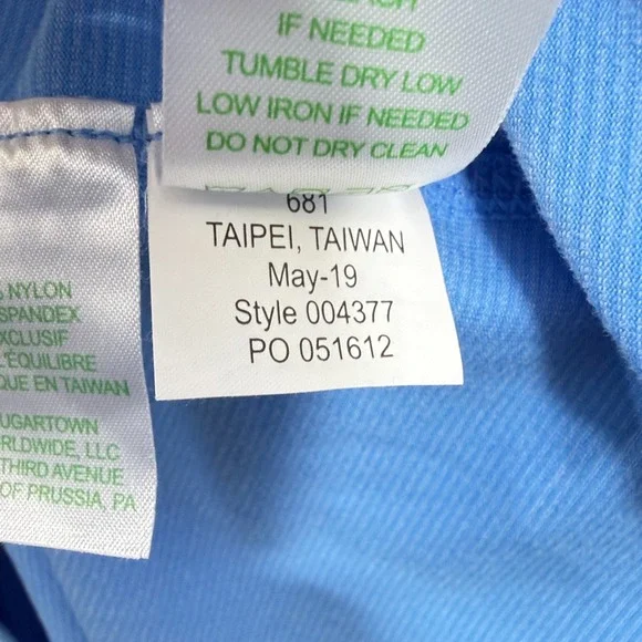 Lilly Pulitzer Kapri Luxletic Jacket Womens XL Blue Feeder Stripe Full Zip Gold‎ - Picture 7 of 10